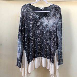 Jodifl Long Sleeve T-Shirt with ruffle